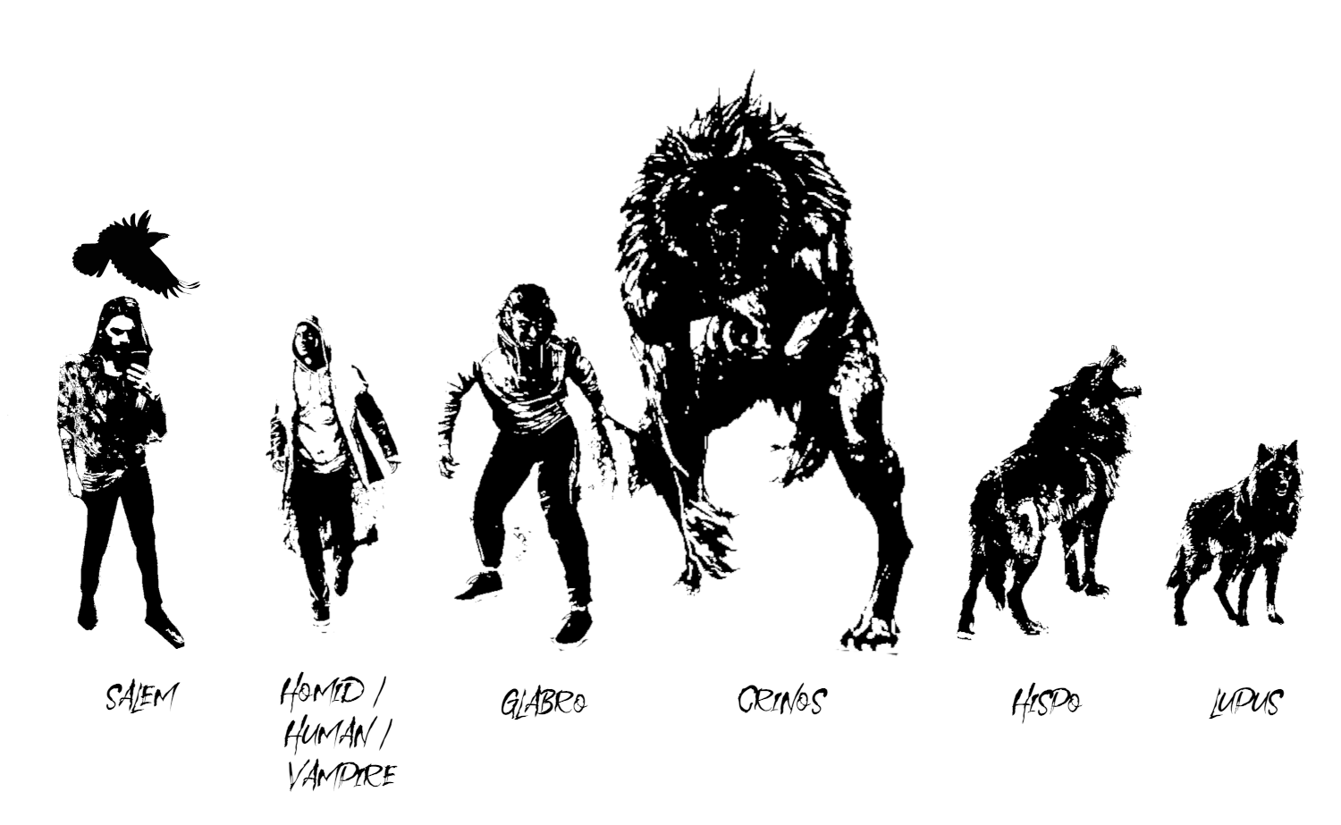 Caption: A handy size chart when considering how Salem measures up to other creatures.